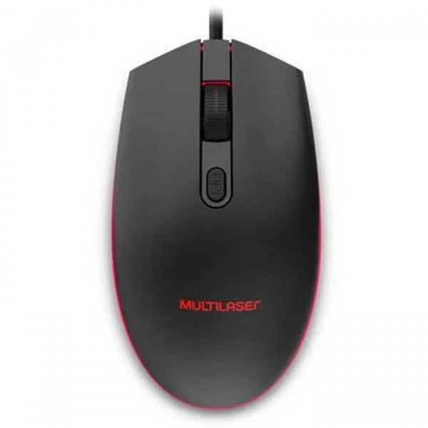 MOUSE GAMER MULTILASER 2400DPI RATON MO298